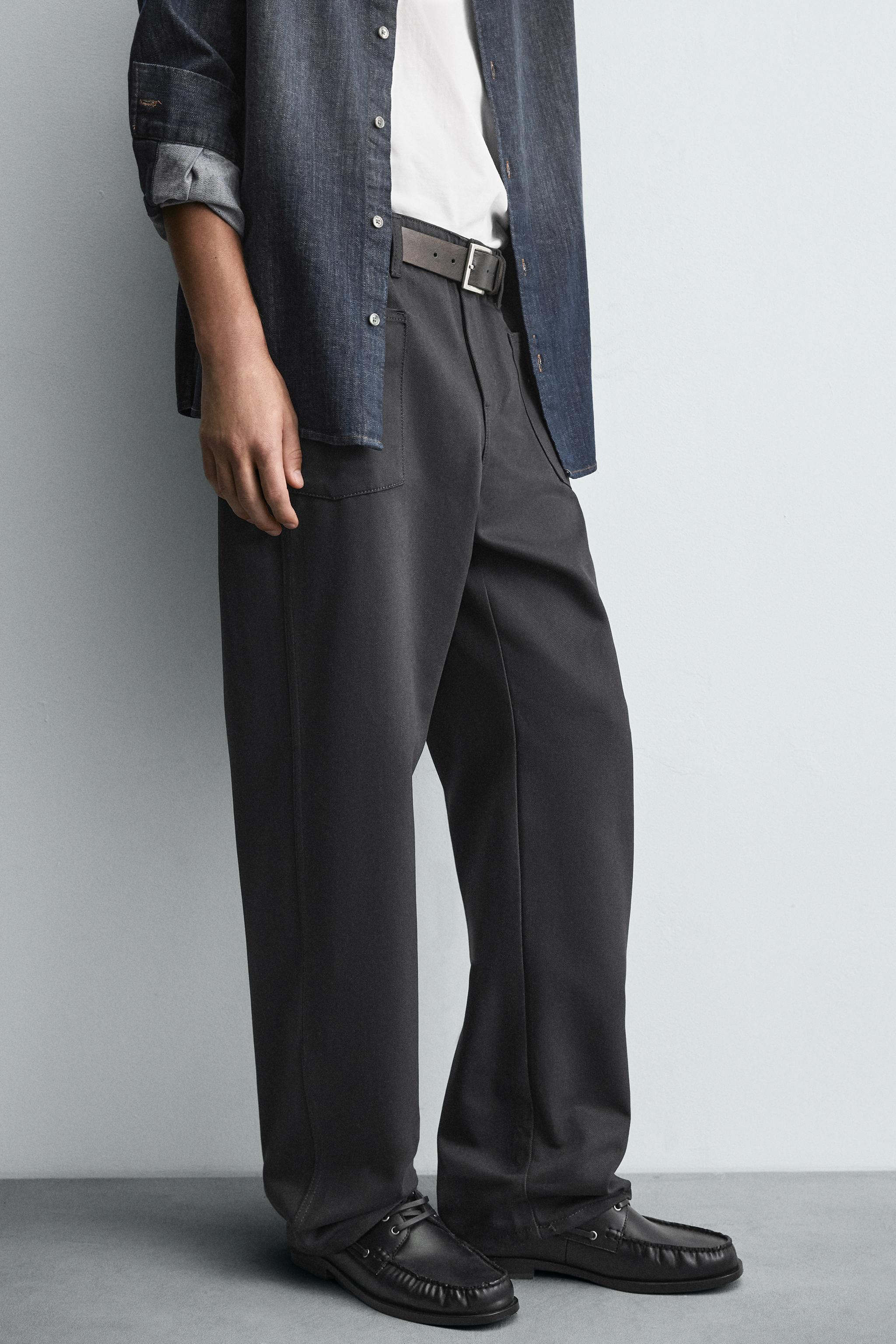 RELAXED FIT POCKET JEANS